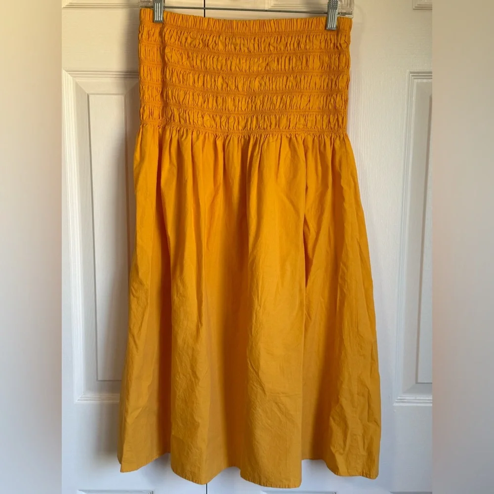 Rails Selina Midi A-Line Skirt with Smocked Waist. Or a sleeveless dress. M - Picture 4 of 6